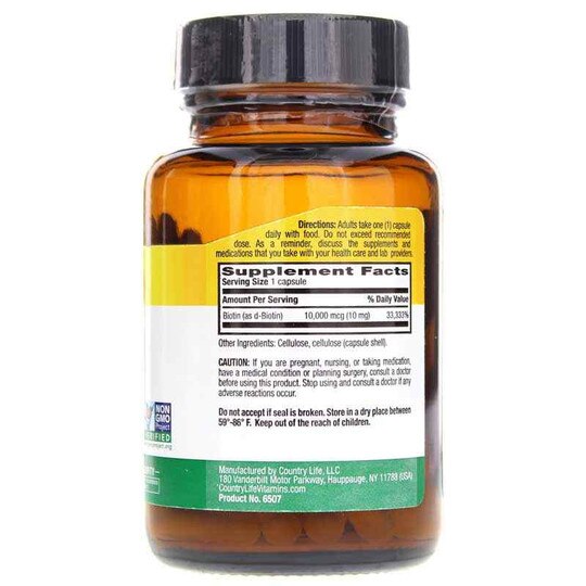High Potency Biotin 10 Mg, CTL